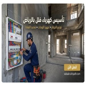 تأسيس كهرباء فلل بالرياض